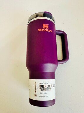 STANLEY 1913 THE FLOWSTATE QUENCHER H2.0 TUMBLER 40 OZ PLUM PURPLE